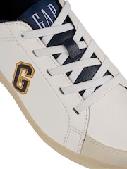 Gap White, Yellow and Navy Seattle Kids Low Top G Trainers - Image 4 of 7