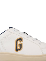 Gap White, Yellow and Navy Seattle Kids Low Top G Trainers - Image 5 of 7