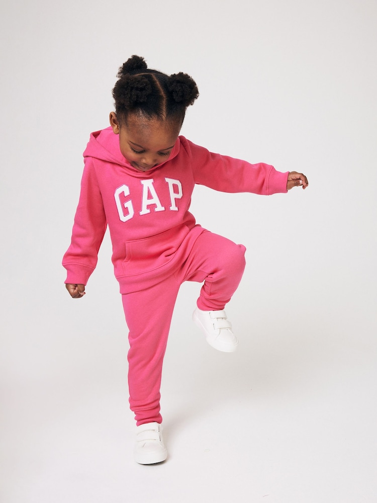 Gap joggingbroek met gebogen logo en elastische taille (12 mnd - 5 jr) - Image 3 of 8