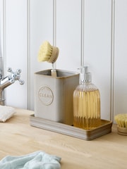Natural Country Badge Ceramic Sink Caddy - Image 1 of 1