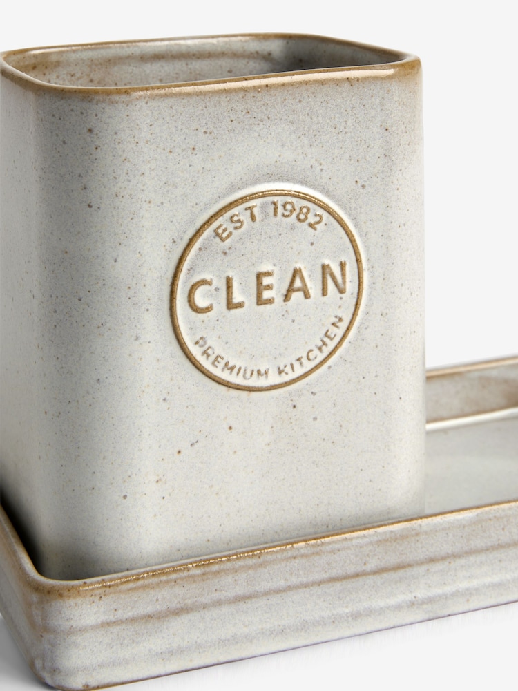 Natural Country Badge Ceramic Sink Caddy - Image 6 of 6