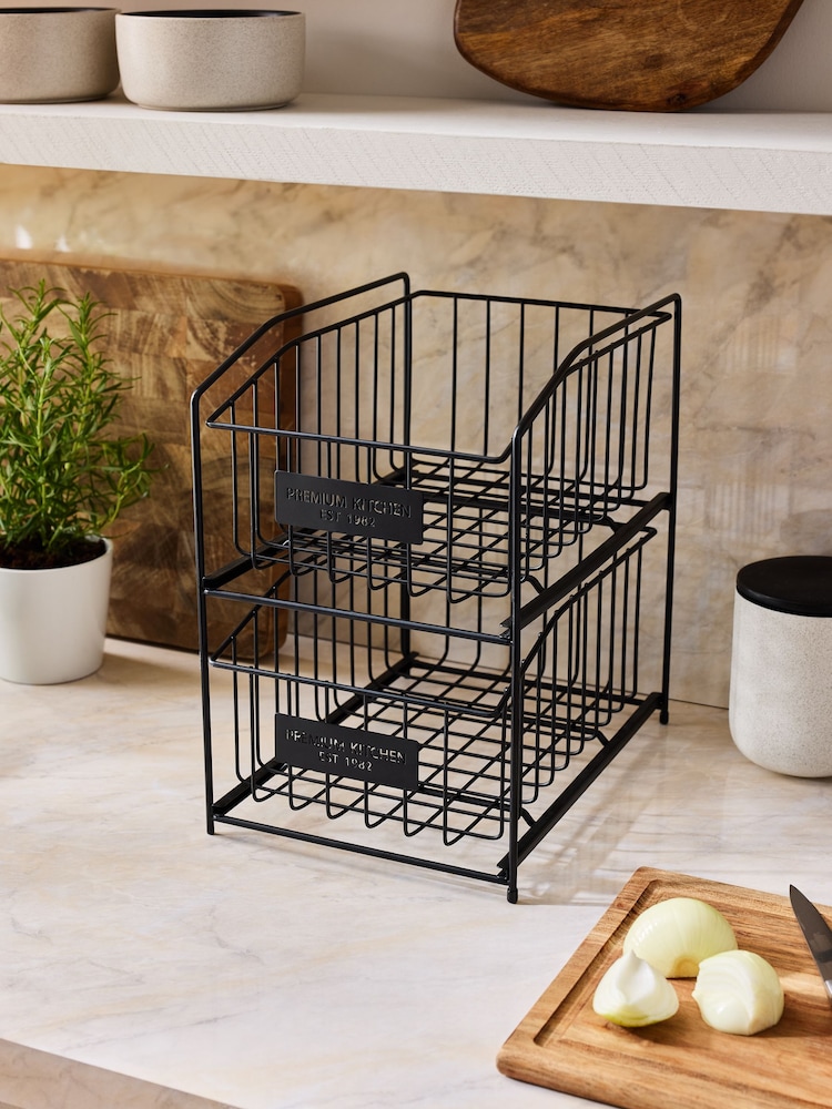 Black Wire Drawer Storage - Image 2 of 5