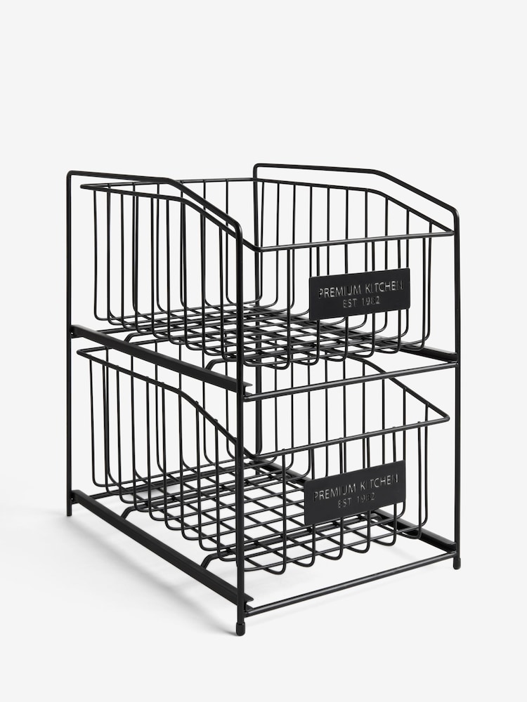 Black Wire Drawer Storage - Image 4 of 5