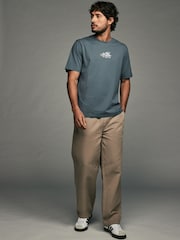 أزرق/أحمر/بيج فاتح - Graphic 100% Cotton T-Shirts 3 Pack - صورة 6 من 12