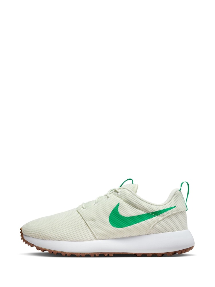 Nike White/Green Roshe G Trainers - Image 2 of 11