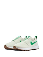 Nike White/Green Roshe G Trainers - Image 5 of 11