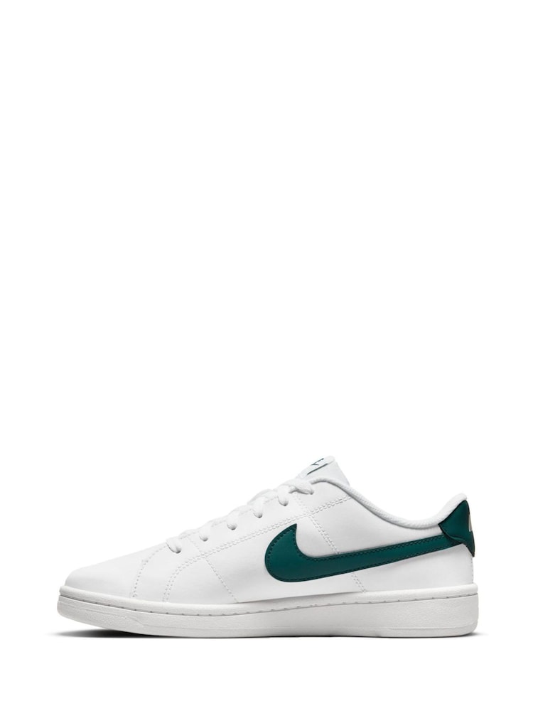 Nike White/Black Court Royale Low Trainers - Image 2 of 8