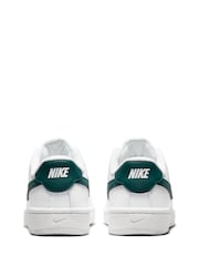 Nike White/Black Court Royale Low Trainers - Image 4 of 8