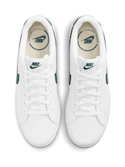 Nike White/Black Court Royale Low Trainers - Image 5 of 8