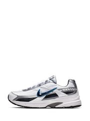 Nike White/Blue Initiator Trainers - Image 4 of 14