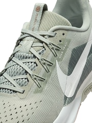 Nike Aqua Blue Reactx Pegasus Trail 5 Running Trainers - Image 10 of 11
