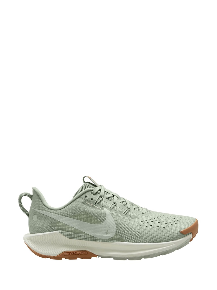 Nike Aqua Blue Reactx Pegasus Trail 5 Running Trainers - Image 3 of 11