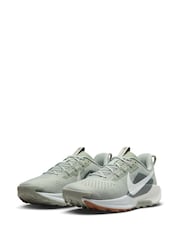 Nike Aqua Blue Reactx Pegasus Trail 5 Running Trainers - Image 5 of 11
