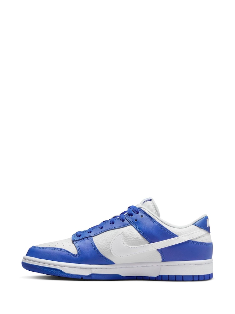 Blauw/wit - Nike Dunk Low Trainers - Image 2 of 10