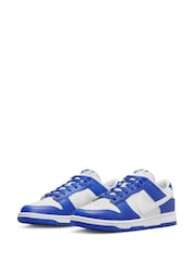 Blauw/wit - Nike Dunk Low Trainers - Image 5 of 10