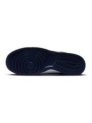 Nike Navy/White Dunk Low Retro Trainers - Image 10 of 10