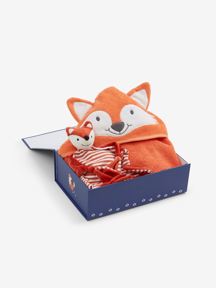 JoJo Maman Bébé Fox Cuddles Gift Set - Image 1 of 4