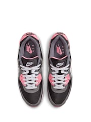 Nike Pink/Black Air Max 90 Trainers - Image 10 of 10
