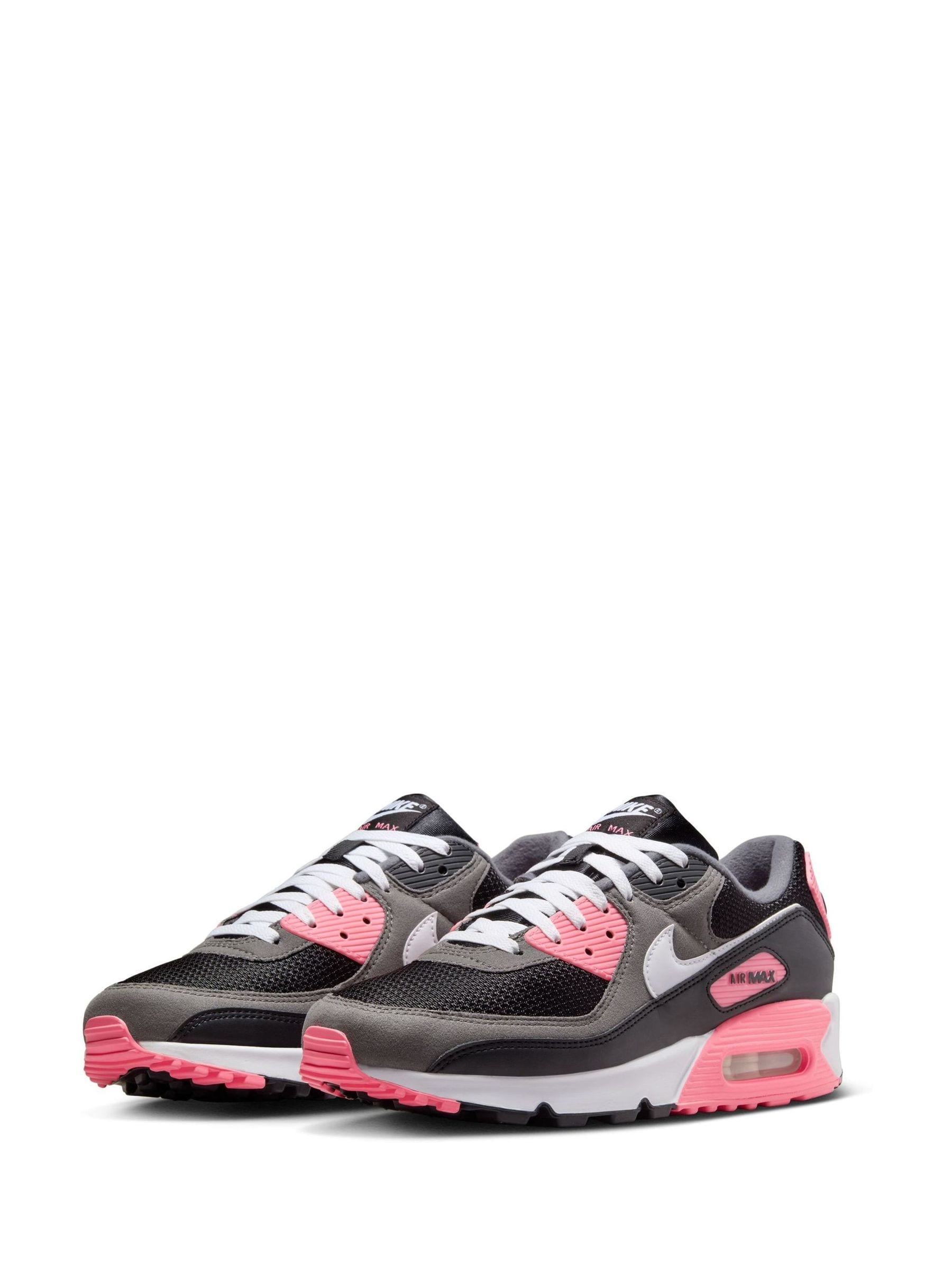 Buy Nike Pink/Black Air Max 90 Trainers from Next Lithuania