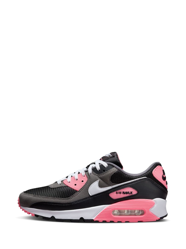 Rose/Noir - Nike Air Max 90 Trainers - Image 6 of 10