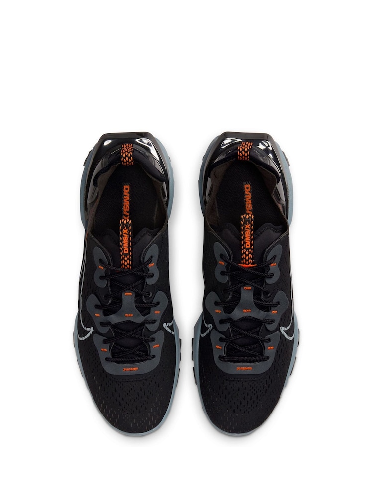 Nike Black/Red React Vision Trainers - Image 5 of 9