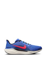 Nike Blue Pegasus 41 Road Running Trainers - Image 1 of 9