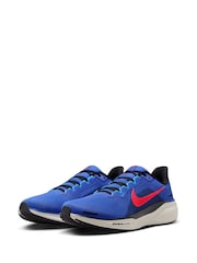 Nike Blue Pegasus 41 Road Running Trainers - Image 3 of 9
