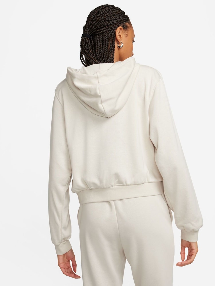 Nike Light Wood Natural Sportswear Chill Terry Loose Full-Zip French Terry Hoodie - Image 2 of 9