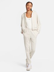 Nike Light Wood Natural Sportswear Chill Terry Loose Full-Zip French Terry Hoodie - Image 4 of 10