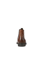 Braun - Jack & Jones Chelsea-Stiefel aus Leder - Bild 4 von 7