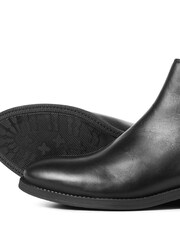 Schwarz - Jack & Jones Chelsea-Stiefel aus Leder - Bild 6 von 7