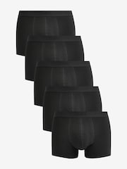 JACK & JONES Black Boxer Shorts 5 Pack - Image 1 of 6