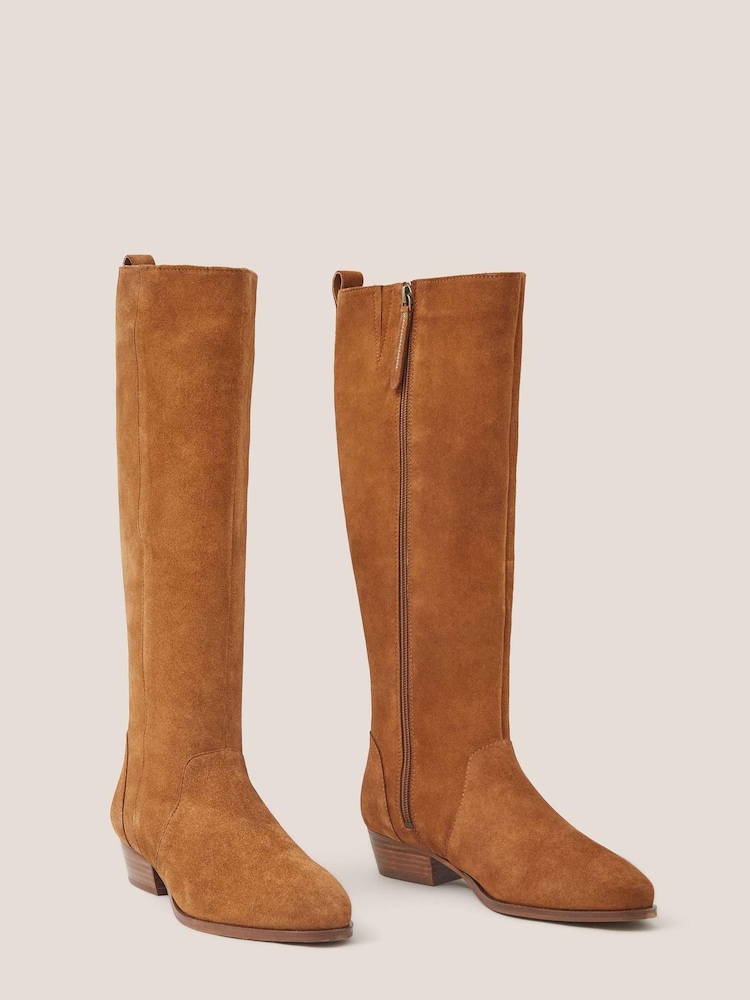 White Stuff Willow Suede Knee High Boots - Image 2 of 3 White Stuff Willow Suede Knee High Boots - Image 2 of 3