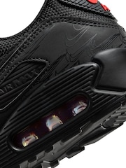 Nike Black/Grey Air Max 90 Trainers - Image 10 of 10