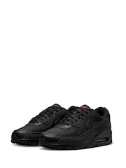 Nike Black/Grey Air Max 90 Trainers - Image 5 of 10