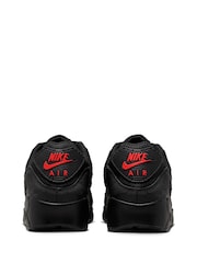 Nike Black/Grey Air Max 90 Trainers - Image 7 of 10