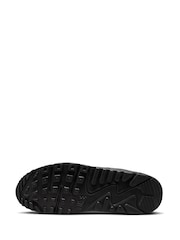 Nike Black/Grey Air Max 90 Trainers - Image 8 of 10