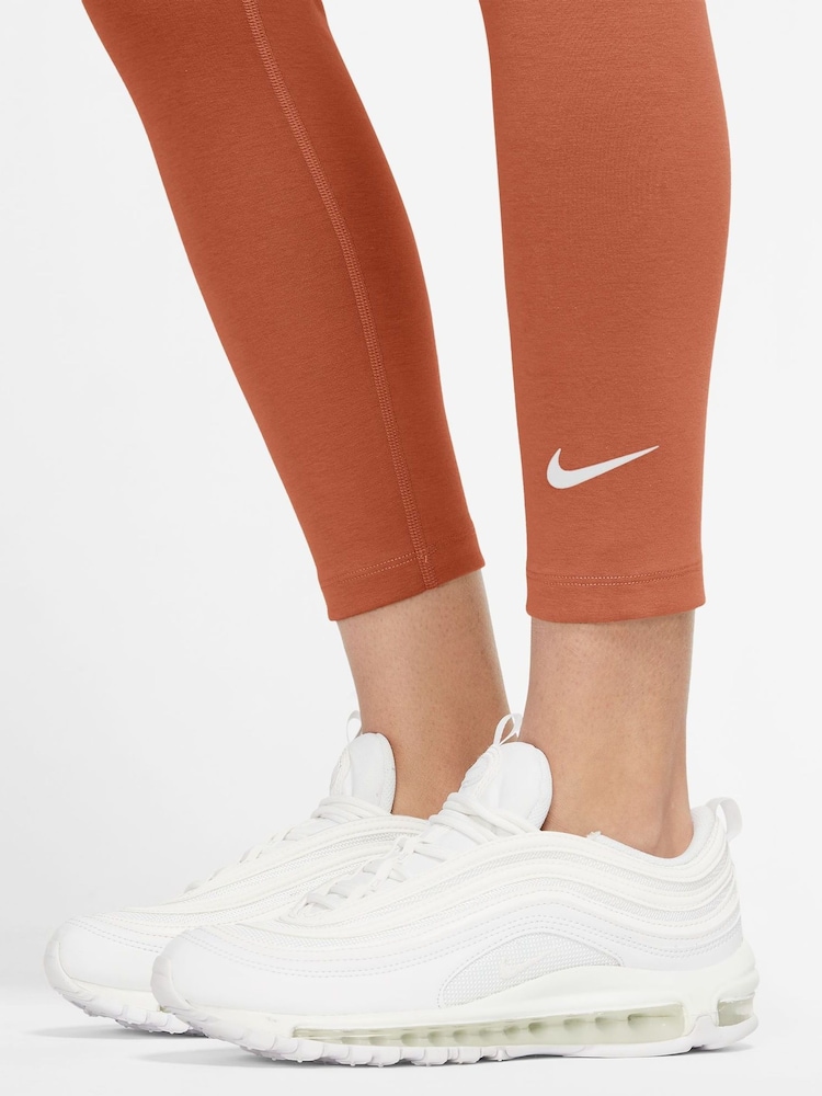 Nike Orange High Rise 7/8 Leggings - Image 3 of 3