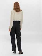 VERO MODA Black High Waisted Trousers - Image 2 of 6
