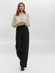 VERO MODA Black High Waisted Trousers - Image 3 of 6