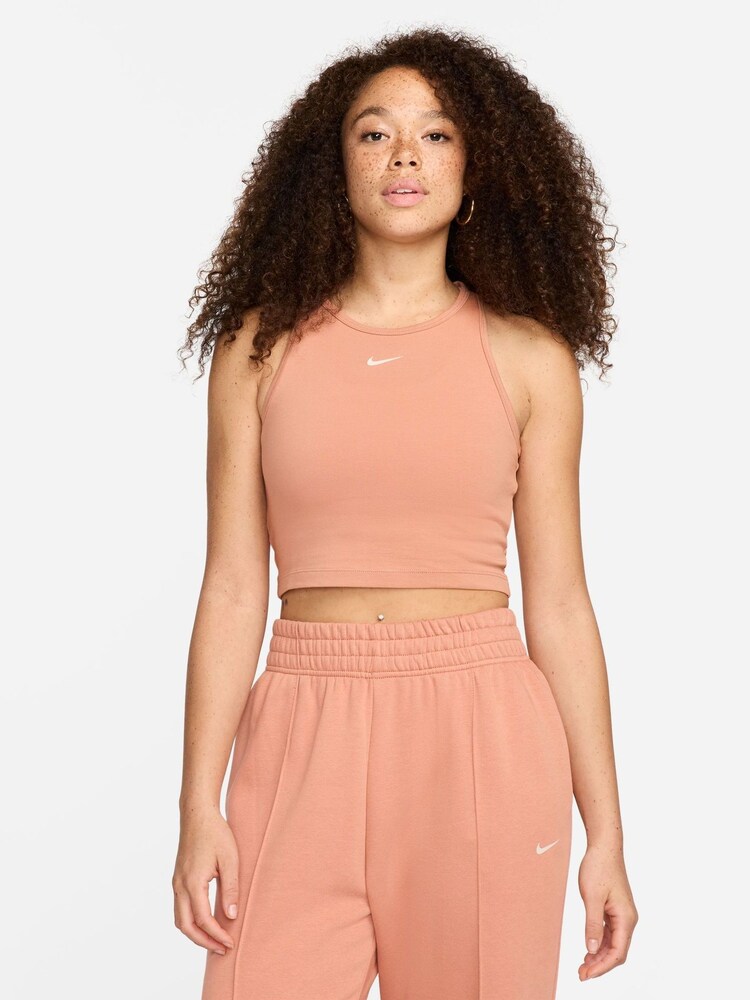 Nike Brown Tank Top - Image 1 of 4 Nike Brown Tank Top - Image 1 of 4