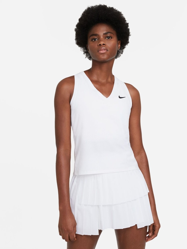 Nike White Court Victory Tennis Tank Top Vest - Image 1 of 5