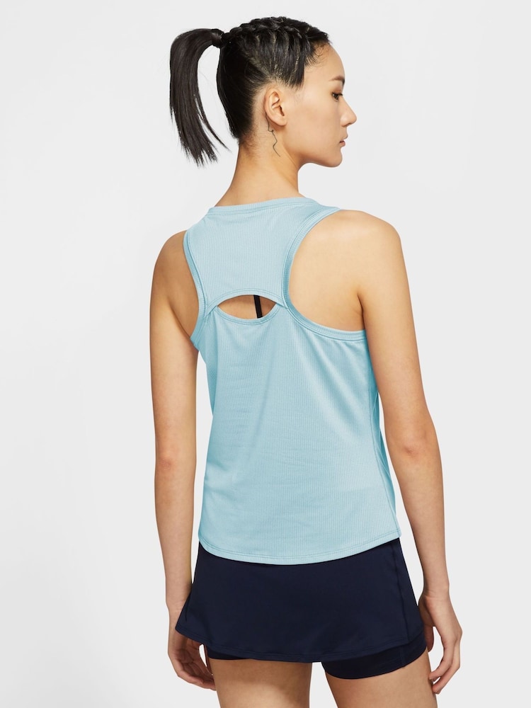 Nike Light Blue Court Victory Tennis Tank Top Vest - Image 2 of 3