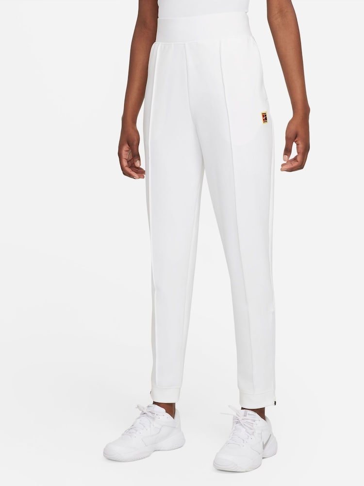 Nike White Dri-FIT Court Tennis Joggers - Image 1 of 7