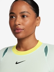 Nike Mint Green Court Advantage Tennis T-Shirt - Image 3 of 3
