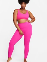 Nike Pink Zenvy High Waisted Full Length Leggings - Image 1 of 9