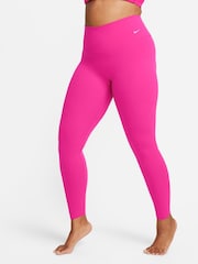 Nike Pink Zenvy High Waisted Full Length Leggings - Image 3 of 9