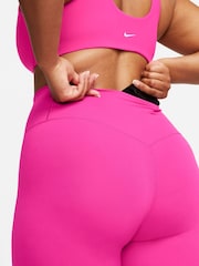 Nike Pink Zenvy High Waisted Full Length Leggings - Image 8 of 9