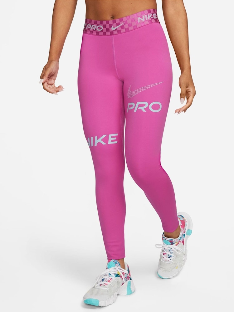 Nike Pro Graphic Full Length Training Leggings - Obraz 1 z 7