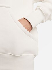 Nike Light Wood Natural Oversized Mini Sportswear Phoenix Fleece Swoosh Pullover Hoodie - Image 7 of 9